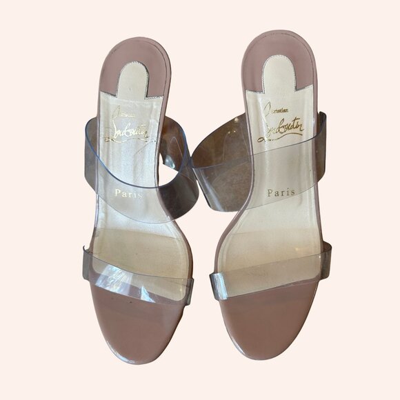 Christian Louboutin Just Nothing Slide Sandal - Picture 1 of 9